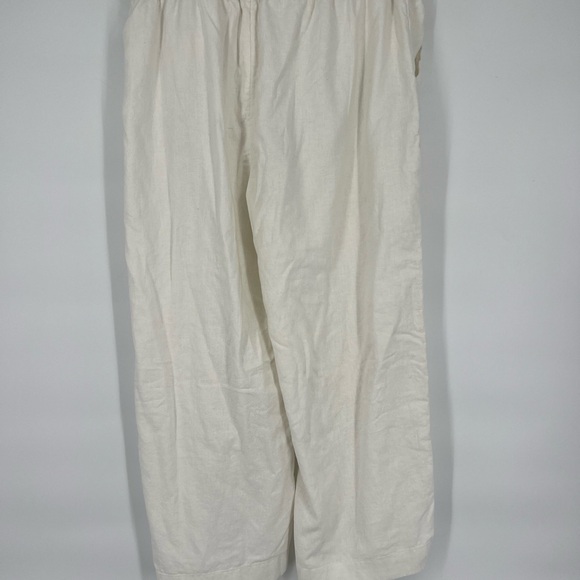 Abercrombie Fitch Cream Wide-Leg Pants XL - Picture 4 of 10